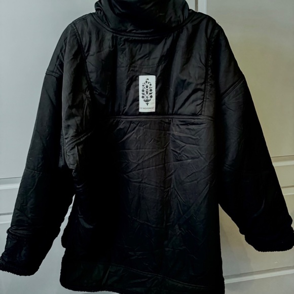 Free People Black Oversized Jacket - Picture 9 of 9